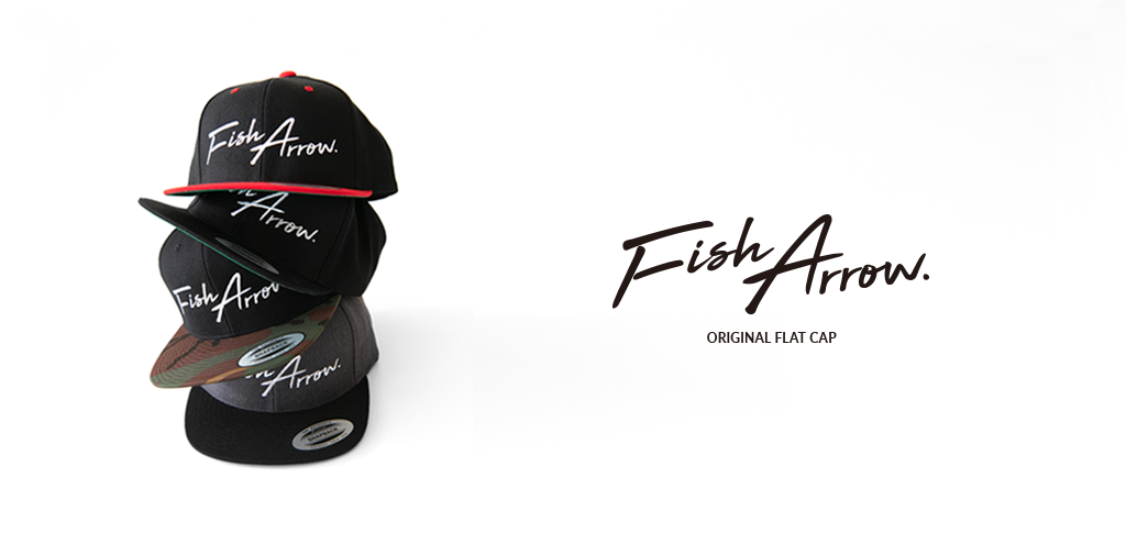 Fish　Arrow　LOGO　FLAT CAP